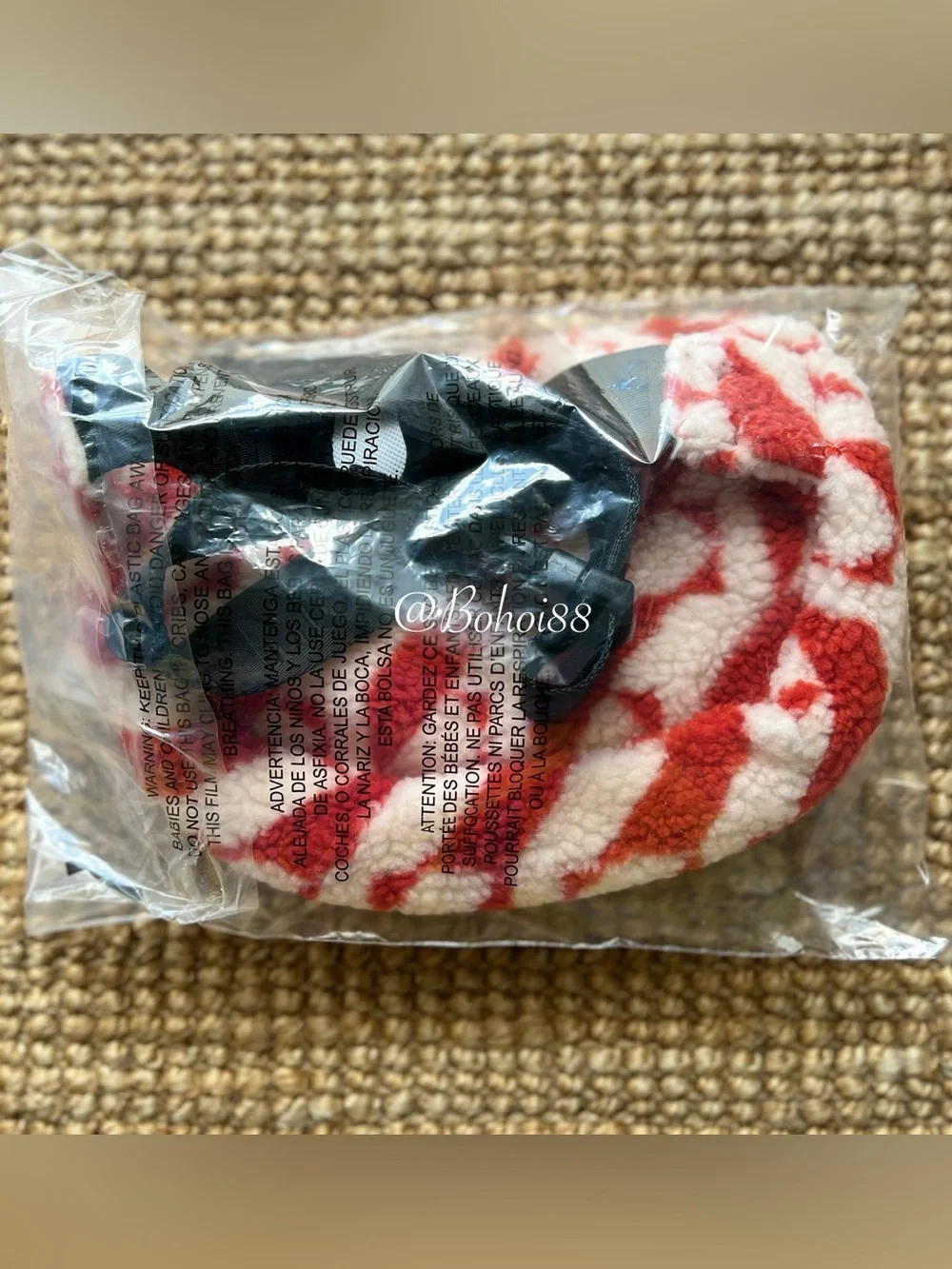 NWT Free People Printed Sherpa Sling Bag